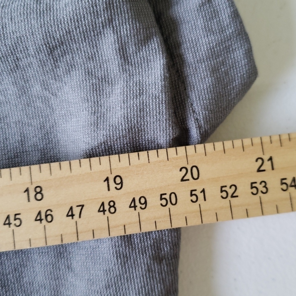 Tribal Women Button Up Vest Top 6 Gray Green Minimalist Travel Vacation Layering - Picture 11 of 15